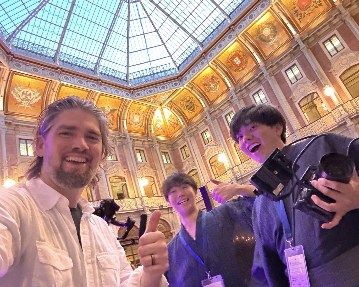 ポルトガルでの撮影風景