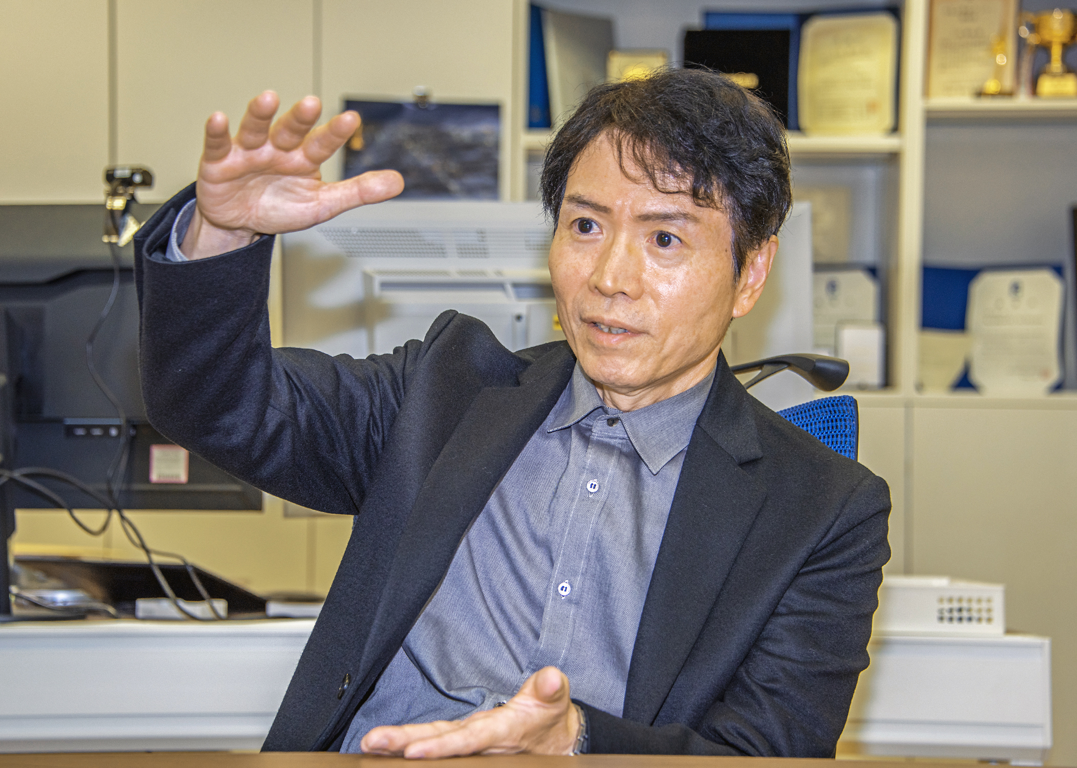研究現場での様子を示すイメージ