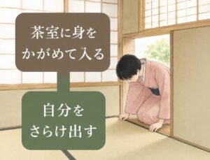 茶室のイラスト