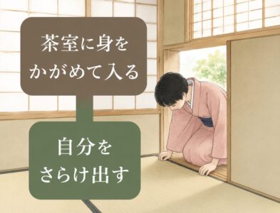 茶室のイラスト